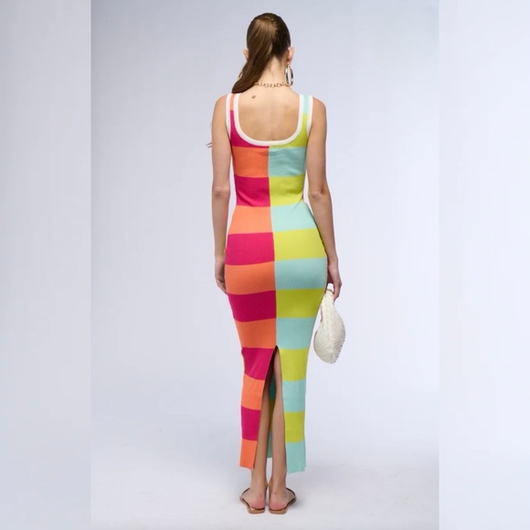 Akira Seeing Double Colorblock Maxi Dress - Picture 2 of 12